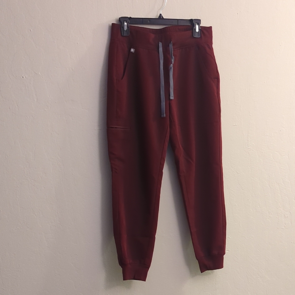 Figs Men's Deep Red Jogger Pants